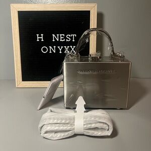 Brandon Blackwood silver metal MINI KENDRICK TRUNK